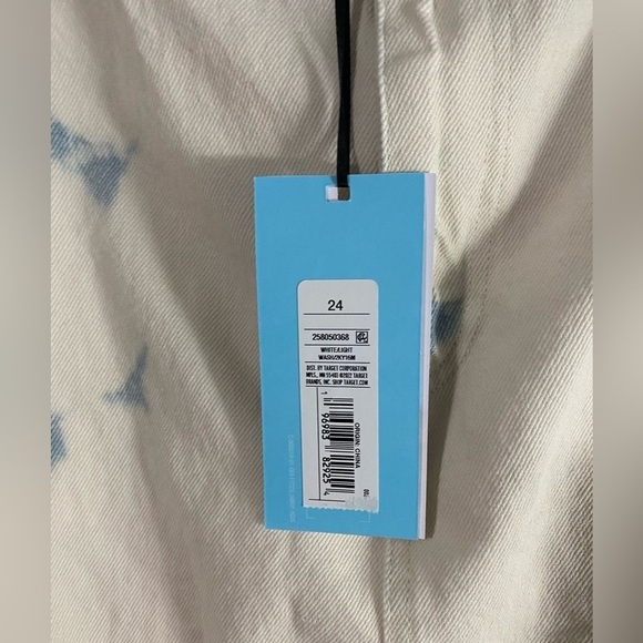 Future Collective - Light Wash High Rise Midi Denim Skirt - Picture 12 of 12